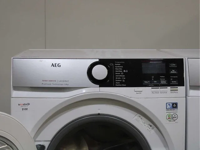 Aeg 7000 series | lavamat prosteam technology wasmachine & aeg 8000 series | lavatherm absolutecare system droger - afbeelding 3 van  8