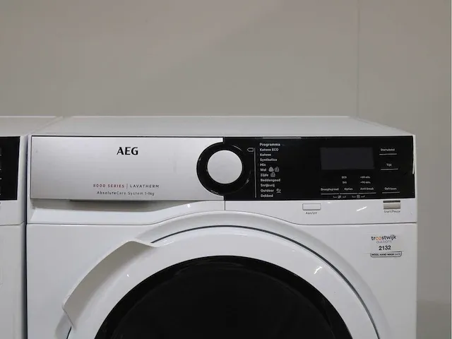 Aeg 7000 series | lavamat prosteam technology wasmachine & aeg 8000 series | lavatherm absolutecare system droger - afbeelding 6 van  8