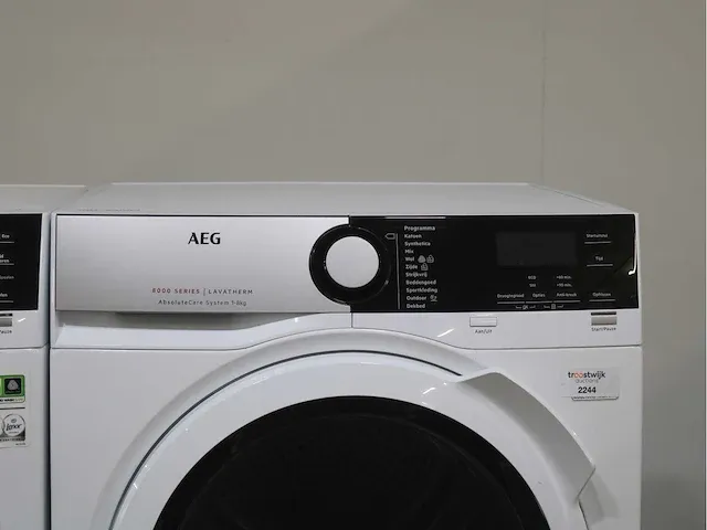 Aeg 7000 series | lavamat prosteam technology wasmachine & aeg 8000 series | lavatherm absolutecare system droger - afbeelding 6 van  8