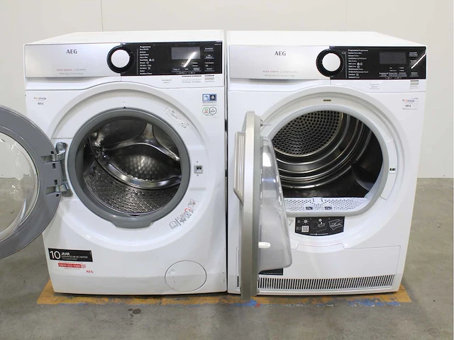 Aeg 7000 series | lavamat prosteam technology wasmachine & aeg 8000 series | lavatherm absolutecare system wasdroger - afbeelding 2 van  8