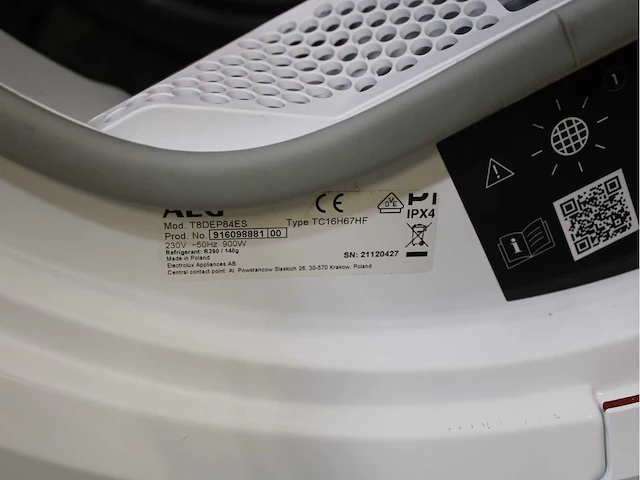 Aeg 7000 series | lavamat prosteam technology wasmachine & aeg 8000 series | lavatherm absolutecare system wasdroger - afbeelding 8 van  8