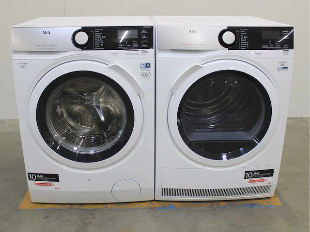 Aeg 7000 series | lavamat prosteam technology wasmachine & aeg 8000 series | lavatherm absolutecare system wasdroger - afbeelding 1 van  8