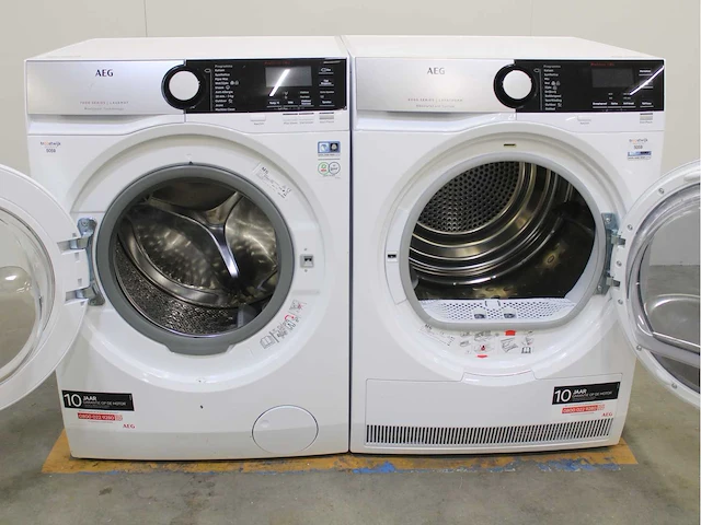 Aeg 7000 series | lavamat prosteam technology wasmachine & aeg 8000 series | lavatherm absolutecare system wasdroger - afbeelding 2 van  8
