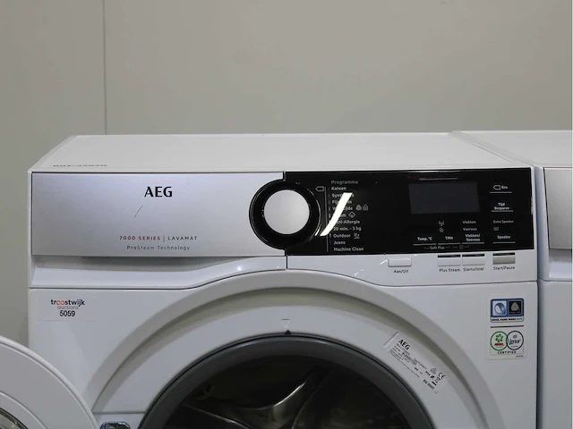 Aeg 7000 series | lavamat prosteam technology wasmachine & aeg 8000 series | lavatherm absolutecare system wasdroger - afbeelding 3 van  8