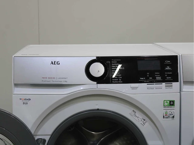 Aeg 7000 series | lavamat prosteam technology wasmachine & aeg 8000 series | lavatherm absolutecare system wasdroger - afbeelding 3 van  8