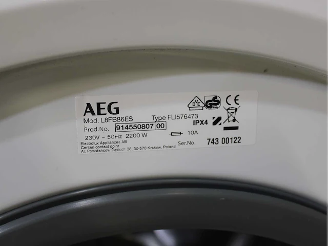 Aeg 7000 series | lavamat prosteam technology wasmachine & aeg 8000 series | lavatherm absolutecare system wasdroger - afbeelding 5 van  8