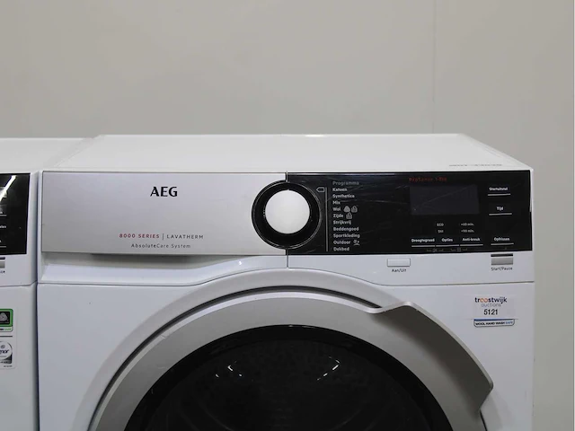 Aeg 7000 series | lavamat prosteam technology wasmachine & aeg 8000 series | lavatherm absolutecare system wasdroger - afbeelding 6 van  8