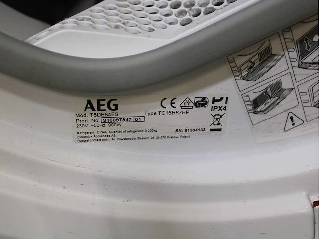 Aeg 7000 series | lavamat prosteam technology wasmachine & aeg 8000 series | lavatherm absolutecare system wasdroger - afbeelding 8 van  8