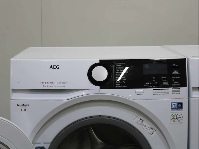Aeg 7000 series | lavamat prosteam technology wasmachine & aeg 8000 series | lavatherm absolutecare system wasdroger - afbeelding 3 van  8