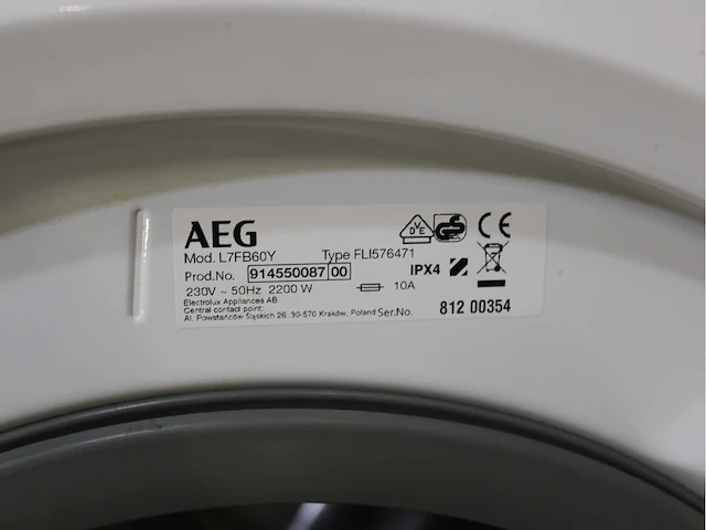 Aeg 7000 series | lavamat prosteam technology wasmachine & aeg 8000 series | lavatherm absolutecare system wasdroger - afbeelding 5 van  8