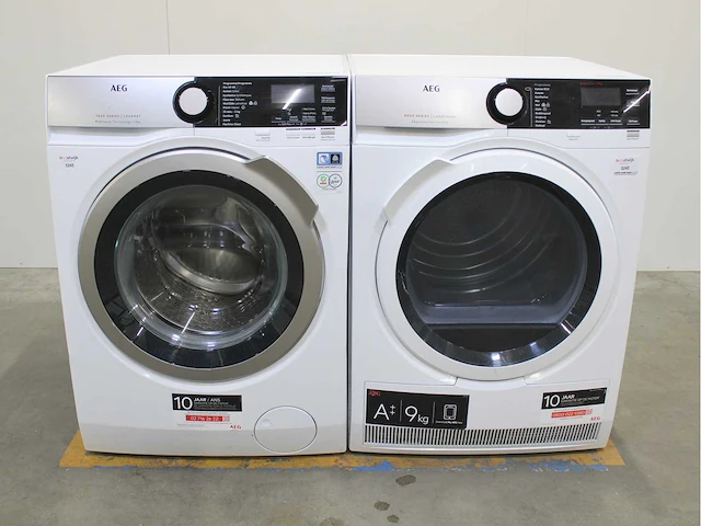 Aeg 7000 series | lavamat prosteam technology wasmachine & aeg 8000 series | lavatherm absolutecare system wasdroger - afbeelding 1 van  8