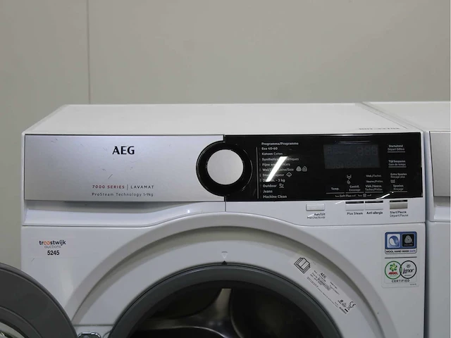 Aeg 7000 series | lavamat prosteam technology wasmachine & aeg 8000 series | lavatherm absolutecare system wasdroger - afbeelding 3 van  8