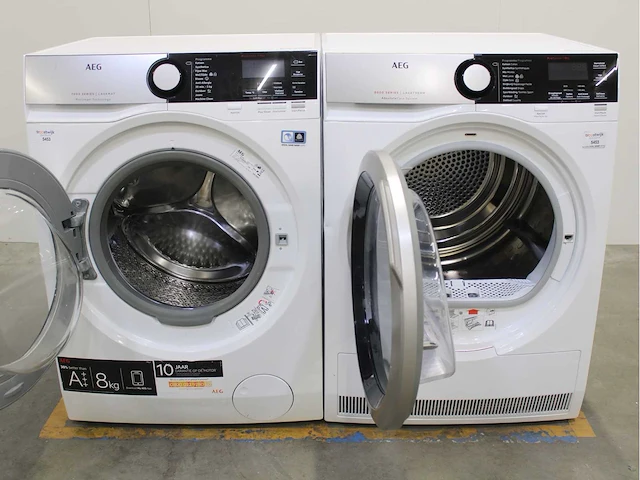Aeg 7000 series | lavamat prosteam technology wasmachine & aeg 8000 series | lavatherm absolutecare system wasdroger - afbeelding 2 van  7