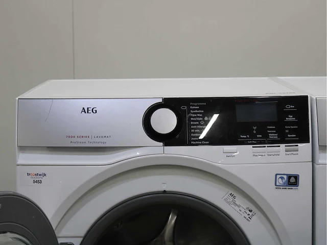 Aeg 7000 series | lavamat prosteam technology wasmachine & aeg 8000 series | lavatherm absolutecare system wasdroger - afbeelding 3 van  7