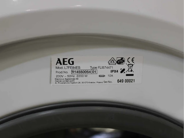 Aeg 7000 series | lavamat prosteam technology wasmachine & aeg 8000 series | lavatherm absolutecare system wasdroger - afbeelding 5 van  7