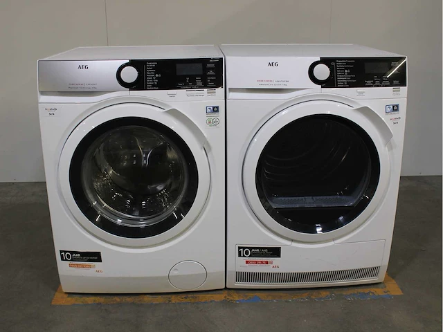 Aeg 7000 series | lavamat prosteam technology wasmachine & aeg 8000 series | lavatherm absolutecare system wasdroger - afbeelding 1 van  8