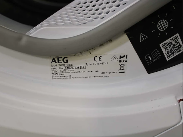 Aeg 7000 series | lavamat prosteam technology wasmachine & aeg 8000 series | lavatherm absolutecare system wasdroger - afbeelding 8 van  8