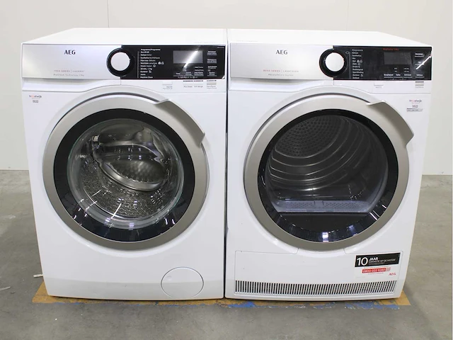 Aeg 7000 series | lavamat prosteam technology wasmachine & aeg 8000 series | lavatherm absolutecare system wasdroger - afbeelding 1 van  8