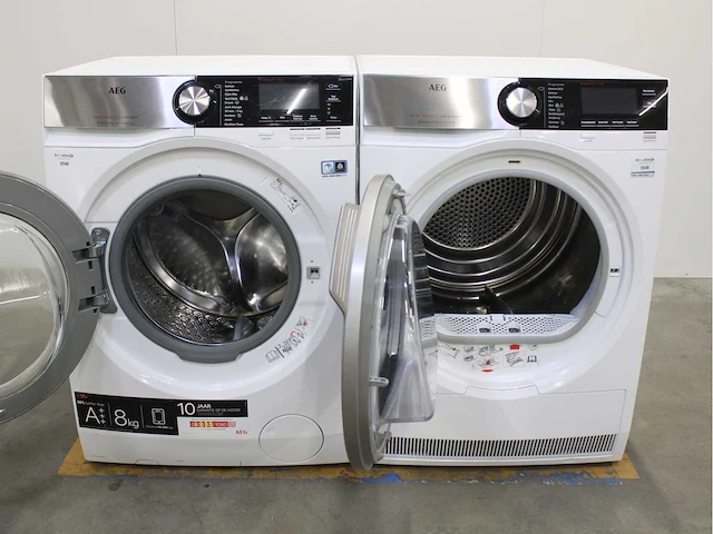 Aeg 7000 series | lavamat prosteam technology wasmachine & aeg 8000 series | lavatherm absolutecare system wasdroger - afbeelding 2 van  8