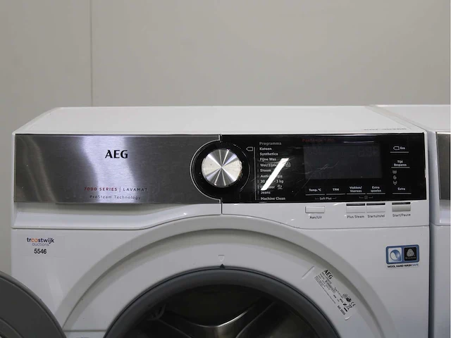 Aeg 7000 series | lavamat prosteam technology wasmachine & aeg 8000 series | lavatherm absolutecare system wasdroger - afbeelding 3 van  8
