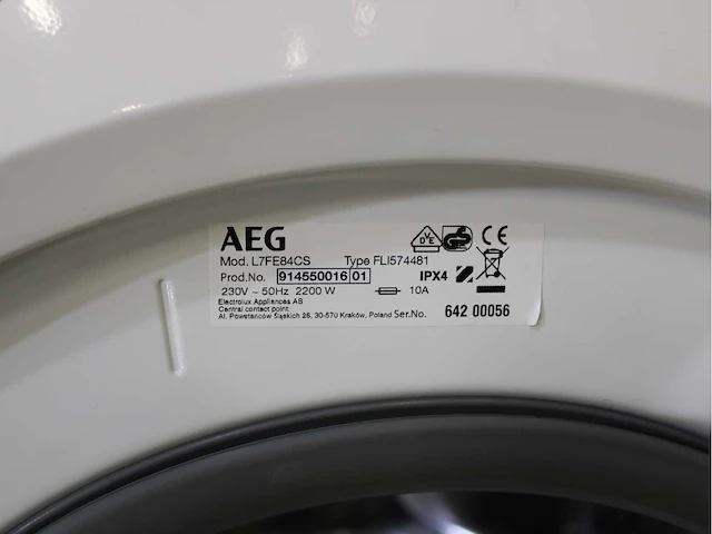 Aeg 7000 series | lavamat prosteam technology wasmachine & aeg 8000 series | lavatherm absolutecare system wasdroger - afbeelding 5 van  8