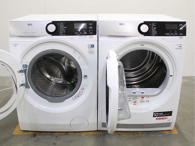 Aeg 7000 series | lavamat prosteam technology wasmachine & aeg 8000 series | lavatherm absolutecare system wasdroger - afbeelding 2 van  8