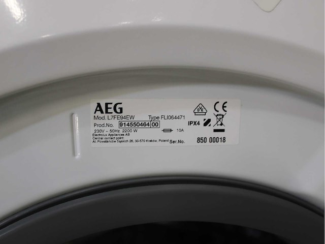 Aeg 7000 series | lavamat prosteam technology wasmachine & aeg 8000 series | lavatherm absolutecare system wasdroger - afbeelding 5 van  8
