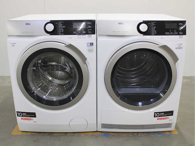 Aeg 7000 series | lavamat prosteam technology wasmachine & aeg 8000 series | lavatherm absolutecare system wasdroger - afbeelding 1 van  8