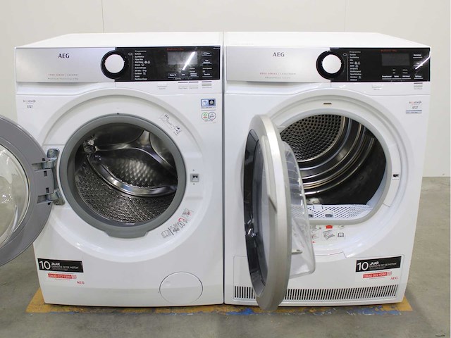 Aeg 7000 series | lavamat prosteam technology wasmachine & aeg 8000 series | lavatherm absolutecare system wasdroger - afbeelding 2 van  8