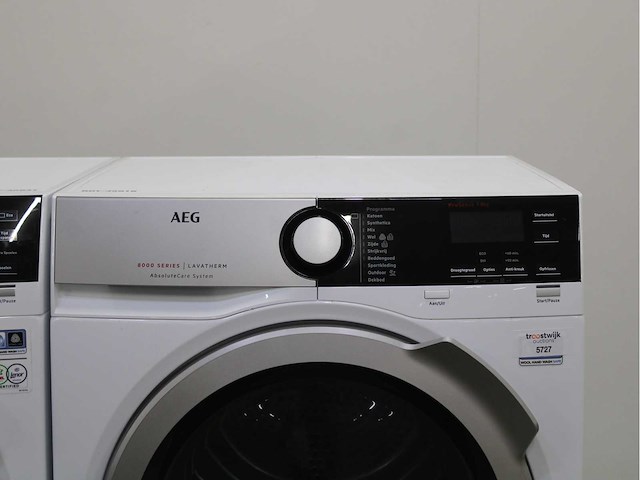 Aeg 7000 series | lavamat prosteam technology wasmachine & aeg 8000 series | lavatherm absolutecare system wasdroger - afbeelding 6 van  8