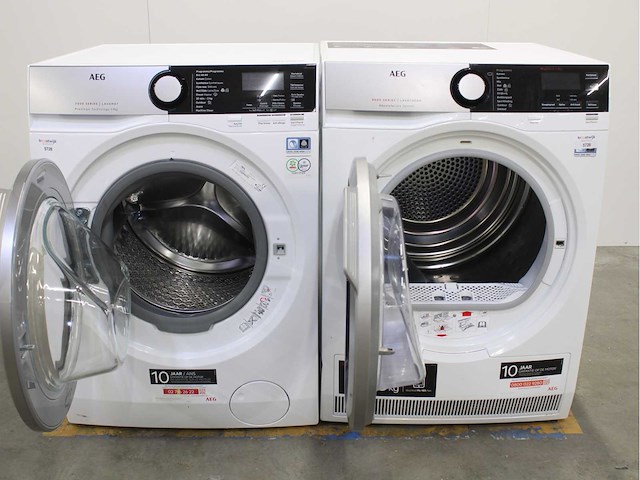 Aeg 7000 series | lavamat prosteam technology wasmachine & aeg 8000 series | lavatherm absolutecare system wasdroger - afbeelding 2 van  8