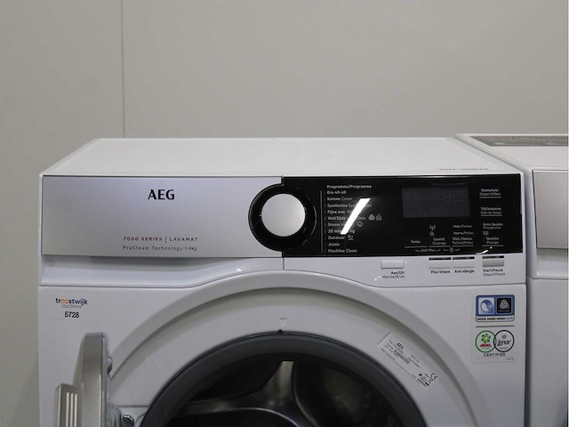 Aeg 7000 series | lavamat prosteam technology wasmachine & aeg 8000 series | lavatherm absolutecare system wasdroger - afbeelding 3 van  8