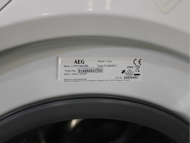 Aeg 7000 series | lavamat prosteam technology wasmachine & aeg 8000 series | lavatherm absolutecare system wasdroger - afbeelding 5 van  8
