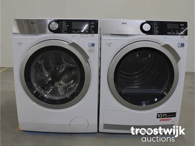 Aeg 7000 series lavamat prosteam technology wasmachine & aeg 8000 series lavatherm absolutecare system droger - afbeelding 1 van  8