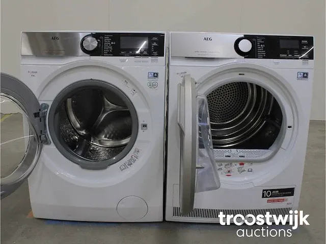 Aeg 7000 series lavamat prosteam technology wasmachine & aeg 8000 series lavatherm absolutecare system droger - afbeelding 2 van  8
