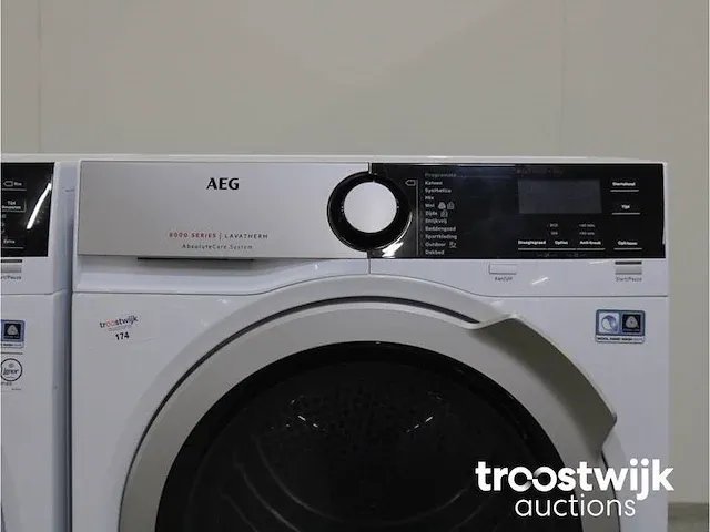Aeg 7000 series lavamat prosteam technology wasmachine & aeg 8000 series lavatherm absolutecare system droger - afbeelding 6 van  8