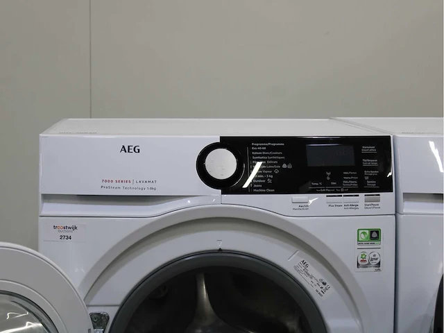 Aeg 7000 series | lavamat prosteam technology wasmachines & aeg 7000 series | lavatherm sensidry technology wasdrogers - afbeelding 3 van  8