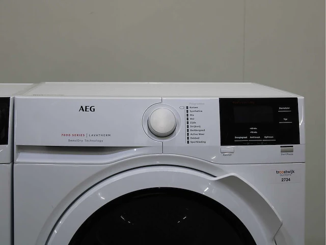 Aeg 7000 series | lavamat prosteam technology wasmachines & aeg 7000 series | lavatherm sensidry technology wasdrogers - afbeelding 6 van  8