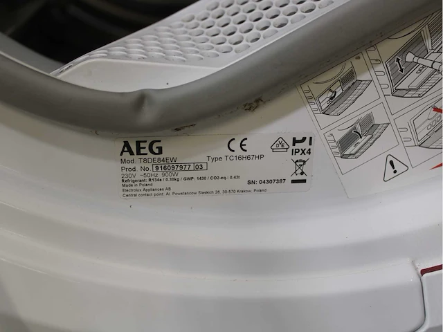 Aeg 7000 series | lavamat prosteam technology wasmachines & aeg 8000 series | lavatherm absolutecare system wasdrogers - afbeelding 8 van  8