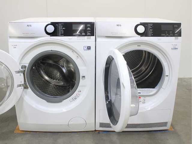 Aeg 7000 series | lavamat prosteam technology wasmachines & aeg 8000 series | lavatherm absolutecare system wasdrogers - afbeelding 2 van  8
