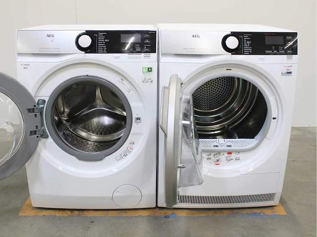 Aeg 7000 series | lavamat prosteam technology wasmachines & aeg 8000 series | lavatherm absolutecare system wasdrogers - afbeelding 2 van  8
