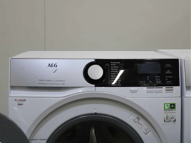Aeg 7000 series | lavamat prosteam technology wasmachines & aeg 8000 series | lavatherm absolutecare system wasdrogers - afbeelding 3 van  8