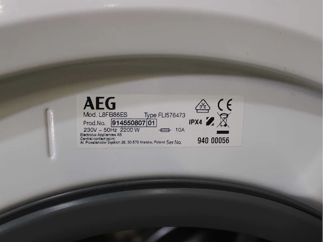 Aeg 7000 series | lavamat prosteam technology wasmachines & aeg 8000 series | lavatherm absolutecare system wasdrogers - afbeelding 5 van  8