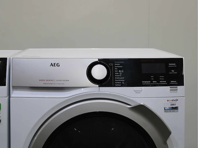 Aeg 7000 series | lavamat prosteam technology wasmachines & aeg 8000 series | lavatherm absolutecare system wasdrogers - afbeelding 6 van  8