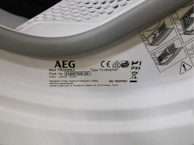 Aeg 7000 series | lavamat prosteam technology wasmachines & aeg 8000 series | lavatherm absolutecare system wasdrogers - afbeelding 8 van  8