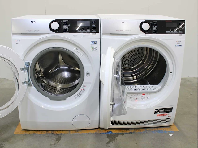 Aeg 7000 series | lavamat prosteam technology wasmachines & aeg 8000 series | lavatherm absolutecare system wasdrogers - afbeelding 2 van  8