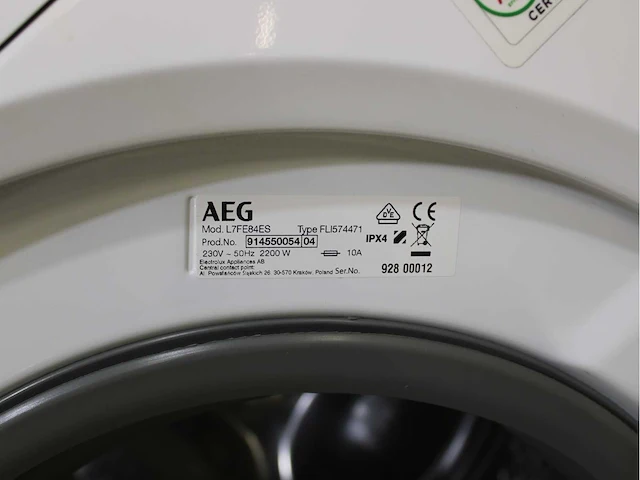 Aeg 7000 series | lavamat prosteam technology wasmachines & aeg 8000 series | lavatherm absolutecare system wasdrogers - afbeelding 4 van  7