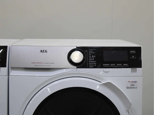 Aeg 7000 series | lavamat prosteam technology wasmachines & aeg 8000 series | lavatherm absolutecare system wasdrogers - afbeelding 5 van  7