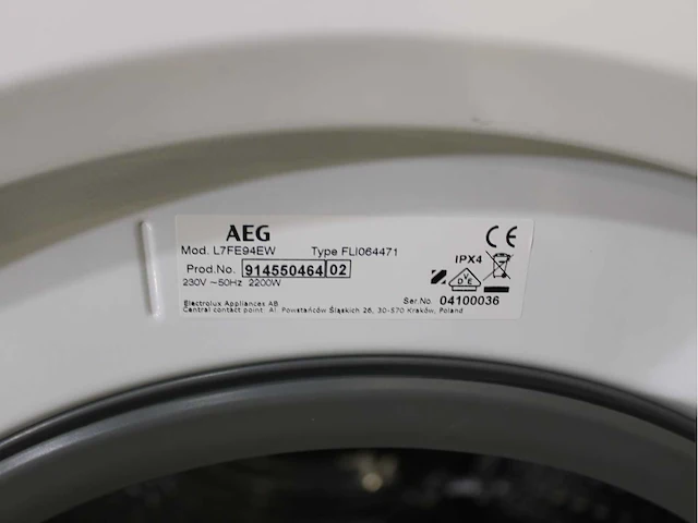 Aeg 7000 series | lavamat prosteam technology wasmachines & aeg 8000 series | lavatherm absolutecare system wasdrogers - afbeelding 5 van  8