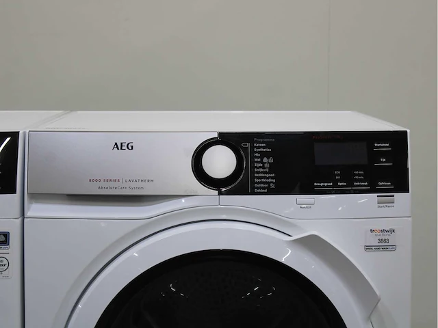 Aeg 7000 series | lavamat prosteam technology wasmachines & aeg 8000 series | lavatherm absolutecare system wasdrogers - afbeelding 6 van  8